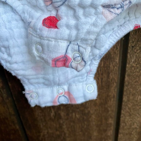 Angel Dear Bubble Romper in Cherries Print, 18-24M - Picture 4 of 4